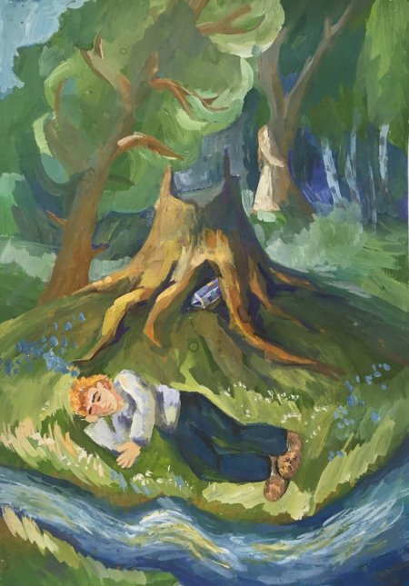 Работа Кочановой Ангелины, ДШИ, 12 лет